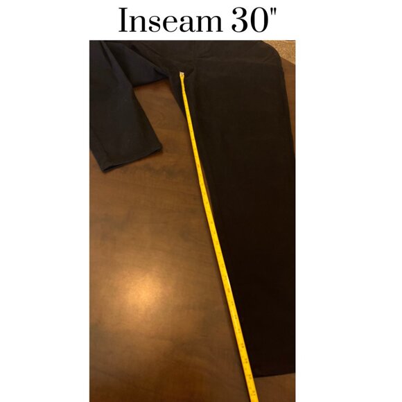 Chaps Trouser Pants Strech Black Women's size 14 NWT - Picture 8 of 10